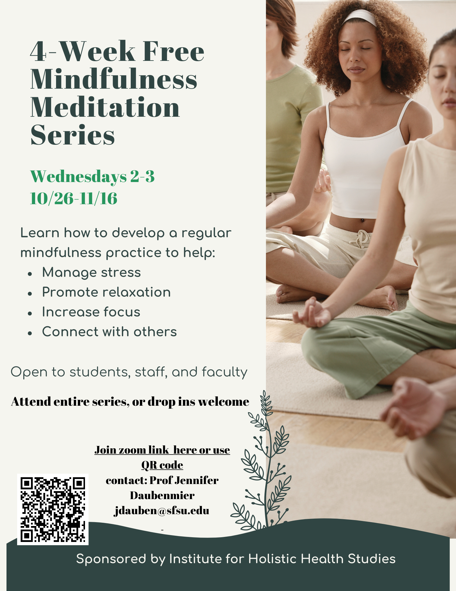 4-Week Free MIndfulness MEditation Series