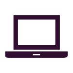 purple laptop