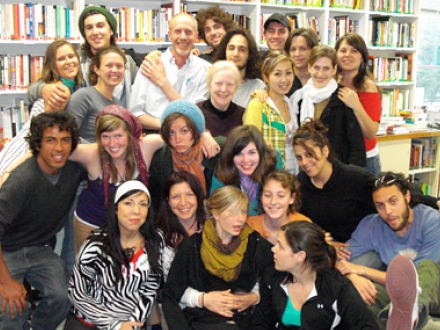 group of students posing for a group photograph